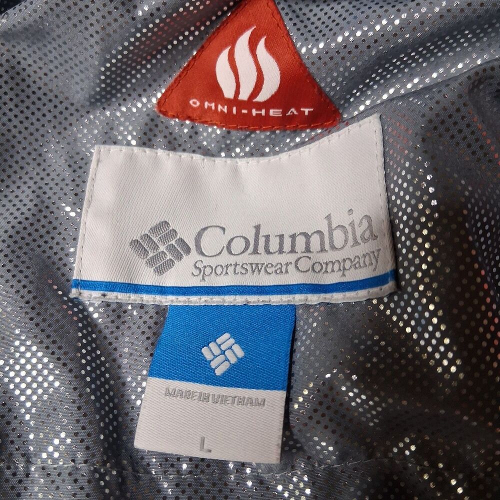 Columbia Women's Omni-Heat Waterproof Ski Jacket Orange Size L - Picture 2 of 16